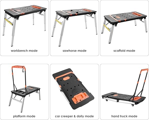 7-in-1 Multi-Function Folding Workbench