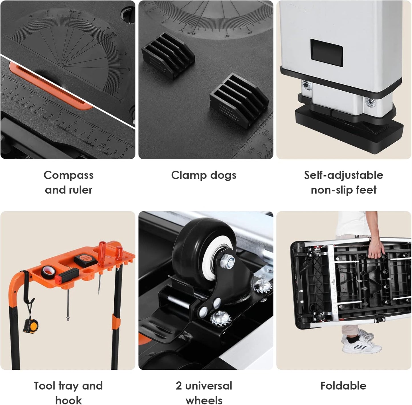 7-in-1 Multi-Function Folding Workbench