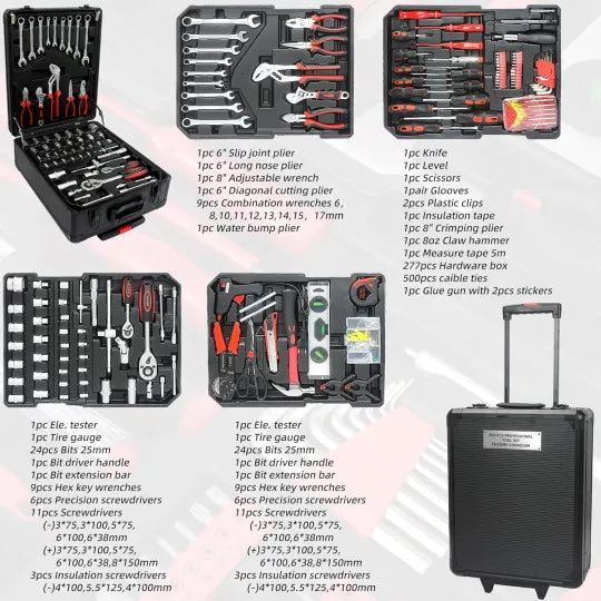 899 Piece Tool Set